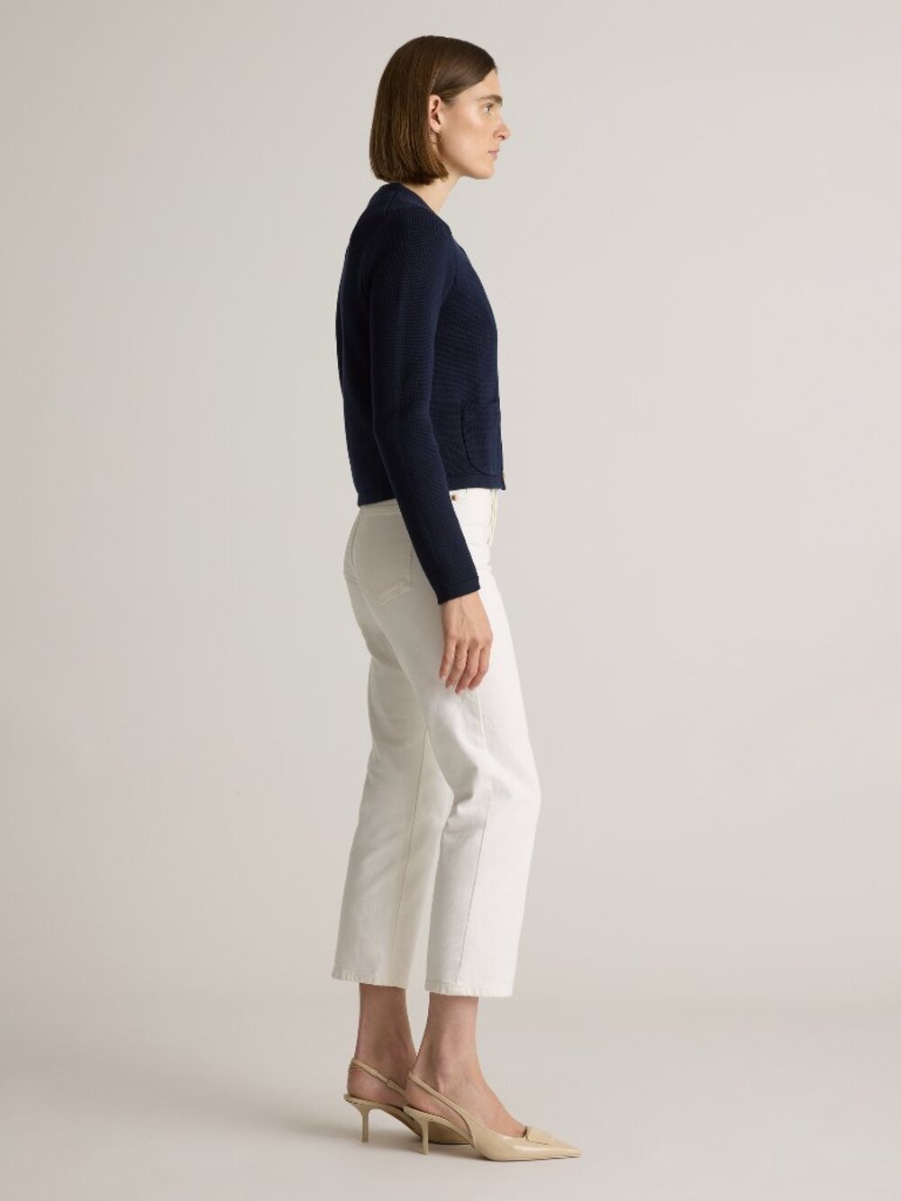 Organic Cotton Sweater Jacket - Picture 5 of 10
